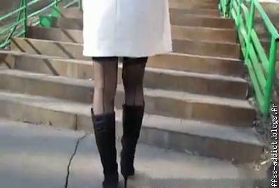 Bottes et bas coutures